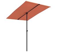 vidaXL Parasol d'Extérieur avec Mât en Aluminium Protection Jardin Terrasse