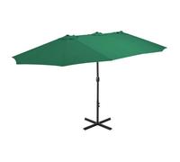 vidaXL Parasol d'Extérieur et Mât en Aluminium, Pare-soleil de Patio, Abri de Soleil, Parasol de Terrasse Extérieur, 460 x 44867