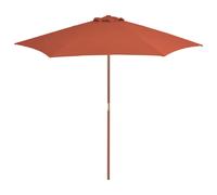 VIDAXL Parasol d'extérieur - Terre cuite