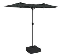 vidaXL Parasol double anthracite 316 x 145 cm