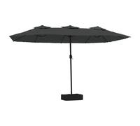 vidaXL Parasol double anthracite 449x265 cm