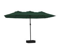 vidaXL Parasol double 449x265 cm Vert