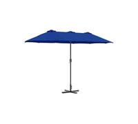 vidaXL Parasol de jardin rectangulaire 370 x 197 x 239 cm Bleu azur