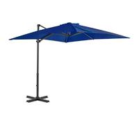 vidaXL Parasol en porte-à-faux Bleu azuré