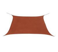 vidaXL Parasol en tissu Oxford carré 3,6x3,6 m Ocre marron