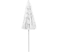 vidaXL Parasol Hawaii blanc 240 cm