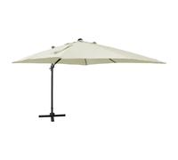 vidaXL Parasol LED Sable