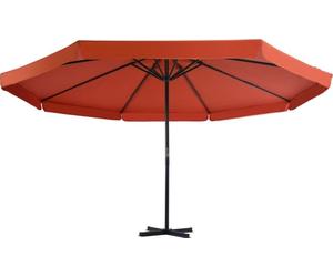 vidaXL Parasol mât aluminium 500 cm rouge terre cuite
