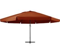 vidaXL Parasol Mât en aluminium 600 cm Terracota
