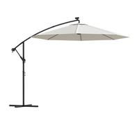 vidaXL Parasol Parapluie avec éclairage LED 300 cm Mât métallique