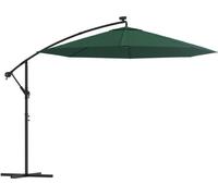 vidaXL Parasol Parapluie avec éclairage LED 300 cm Mât métallique