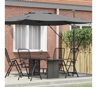 vidaXL Parasol Roma Anthracite 286 x 284 x 265 cm