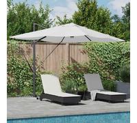 vidaXL Parasol Sable 351 x 250 x 253 cm Polyester et Aluminium
