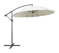 vidaXL Parasol Suspendu 3 m - Blanc
