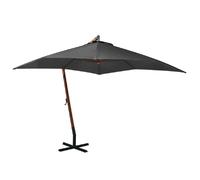 vidaXL Parasol suspendu 3x3 m - Anthracite