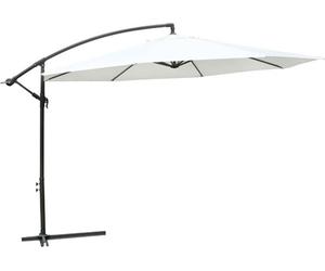 vidaXL Parasol suspendu blanc