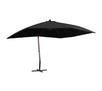 VIDAXL Parasol suspendu - Noir