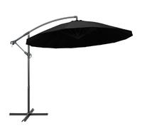 vidaXL Parasol suspendu - Noir 3 m