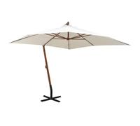 vidaXL Parasol Suspendu Pare-soleil Jardin Terrasse Extérieur Bois de Sapin