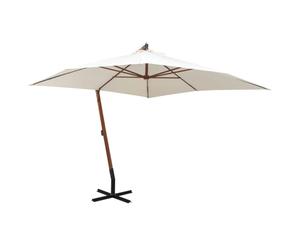 vidaXL Parasol Suspendu Pare-soleil Jardin Terrasse Extérieur Bois de Sapin