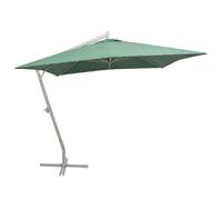 vidaXL Parapluie 300x300 cm Vert Mât en aluminium