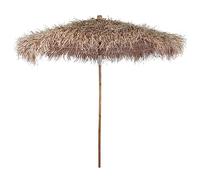 vidaXL Parasol Tiki avec toit en feuille de bananier 150 cm bambou