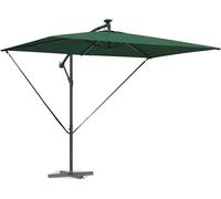 vidaXL Parasol vert 294 x 200 x 270 cm Polyester et aluminium