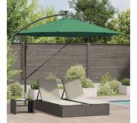 Parasol vidaXL, 294 x 294 x 248 cm, polyester et aluminium, vert