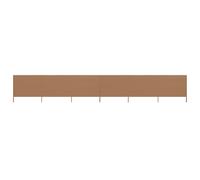vidaXL Paravent 6 Panneaux Taupe