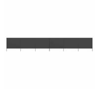 vidaXL Paravent 6 Panneaux Tissu 800 x 120 cm Anthracite
