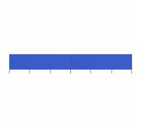 vidaXL Tissu brise-vent 6 pièces 800 x 120 cm bleu azur