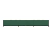 vidaXL Paravent 6 Panneaux Tissu 800 x 120 cm Vert