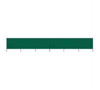 vidaXL Paravent 6 panneaux Tissu 800 x 120 cm Vert