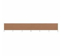 vidaXL Paravent 6 Panneaux Tissu 800 x 160 cm Taupe
