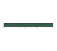vidaXL Tissu brise-vent 9 pièces 1200 x 160 cm vert