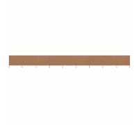vidaXL Paravent 9 panneaux en tissu 1200 x 120 cm Taupe