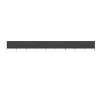 vidaXL Tissu brise-vent 9 pièces 1200 x 80 cm Anthracite