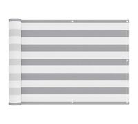 vidaXL Paravent de balcon 75 x 300 cm Oxford alu revêtu de PU, écran moderne pour balcon, résistant aux UV et à l'eau, solution robuste pour jardins et terrasses
