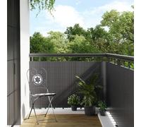 vidaXL Paravent de balcon anthracite 500x90 cm résine tressée