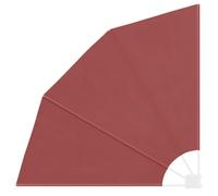 vidaXL Auvent latéral pliable de balcon – Terre cuite – 140 x 140 cm – G