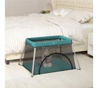 vidaXL Parc bébé avec matelas Vert