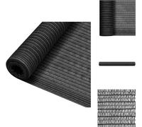 vidaXL Pare-soleil de clôture Anthracite 1,5x25 m HDPE 75 g/m² - Parasols & Protection solaire