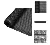vidaXL Pare-soleil de clôture Anthracite 3,6x10 m HDPE 150 g/m² - Parasols & Protection solaire
