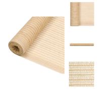 vidaXL Pare-soleil de clôture Beige 2x10 m HDPE 195 g/m² - Parasols & Protection solaire