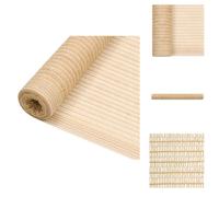vidaXL Pare-soleil de clôture Beige 2x25 m HDPE 150 g/m² - Parasols & Protection solaire