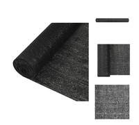 vidaXL Pare-soleil de clôture noir 1,5x50 m HDPE 195 g/m² - Parasols & Protection solaire