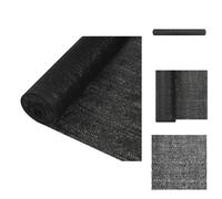 vidaXL Pare-soleil de clôture noir 1,8x50 m HDPE 150 g/m² - Parasols & Protection solaire