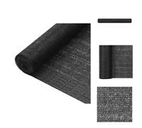 vidaXL Pare-soleil de clôture Noir 2x25 m HDPE 75 g/m² - Parasols & Protection solaire