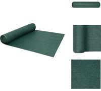 vidaXL Pare-soleil de clôture Vert 1x50 m HDPE 195 g/m² - Parasols & Protection solaire