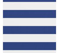 vidaXL Pare-vue balcon blanc et bleu 75x300 cm Tissu Oxford